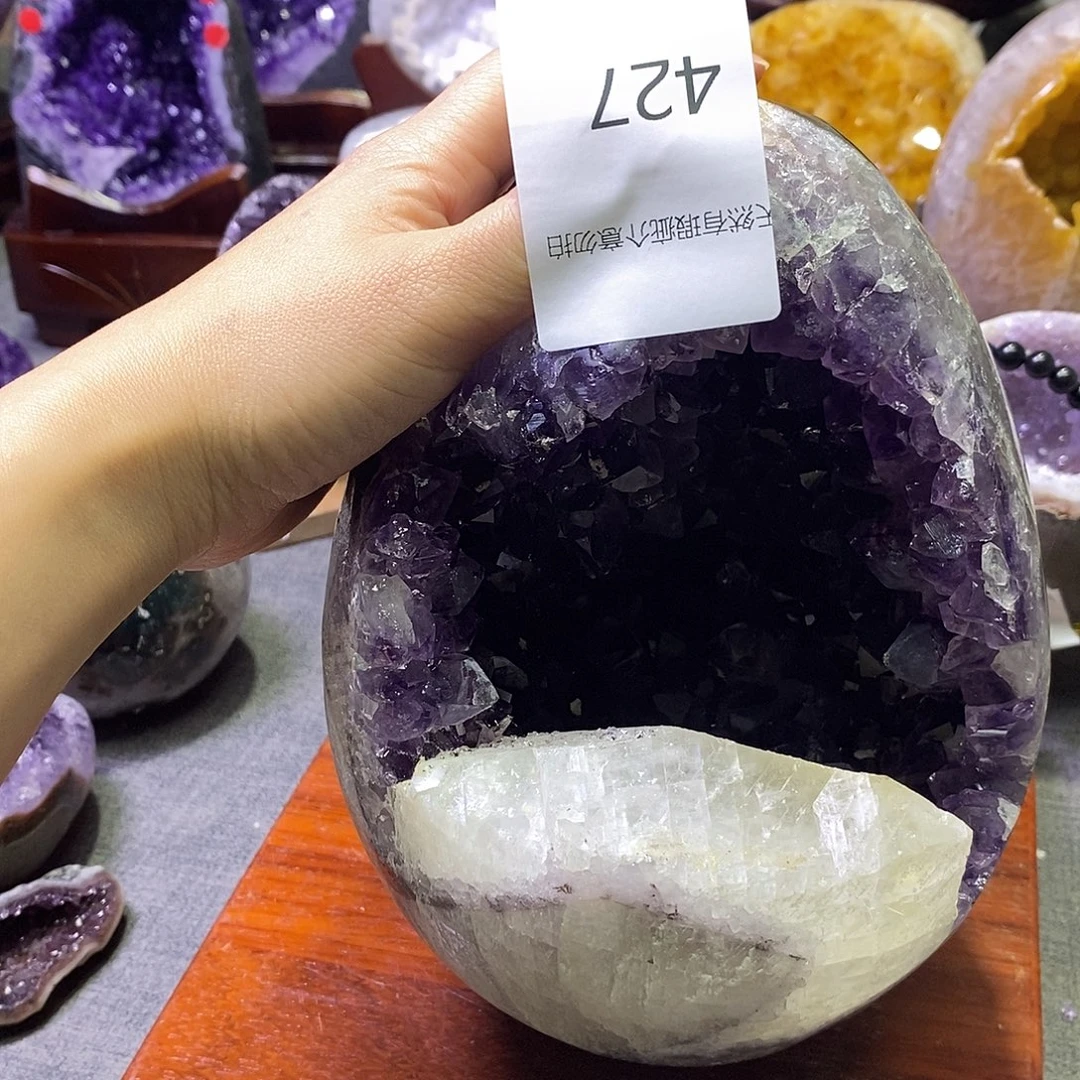 紫晶未镶嵌珠宝半成品