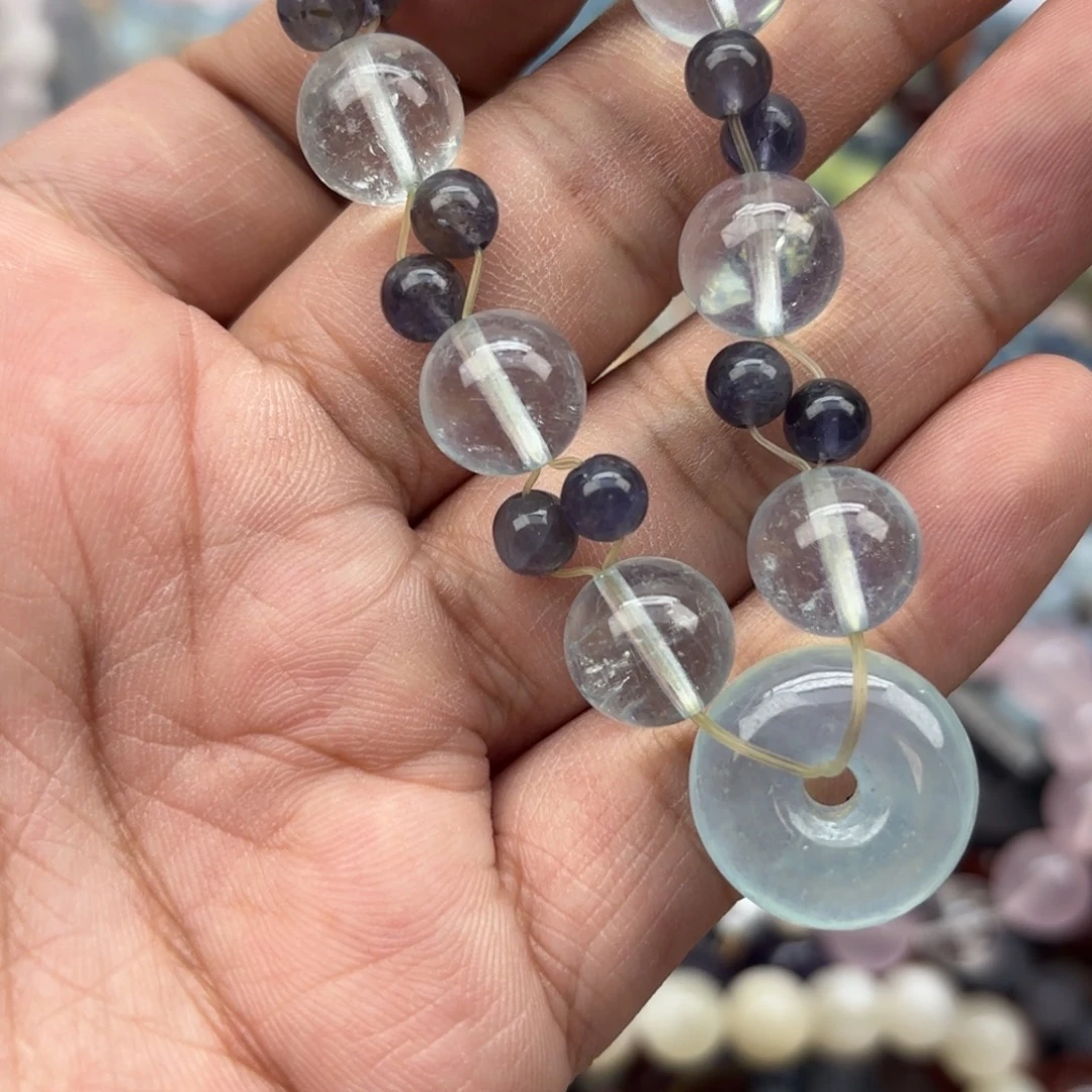 水晶手链银S925镶嵌