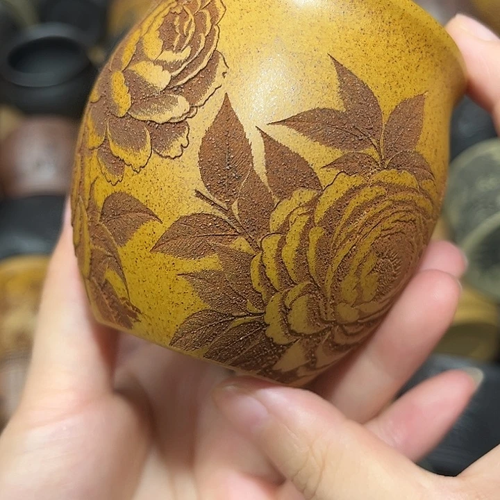 茶杯紫砂宜兴紫砂茶具正品