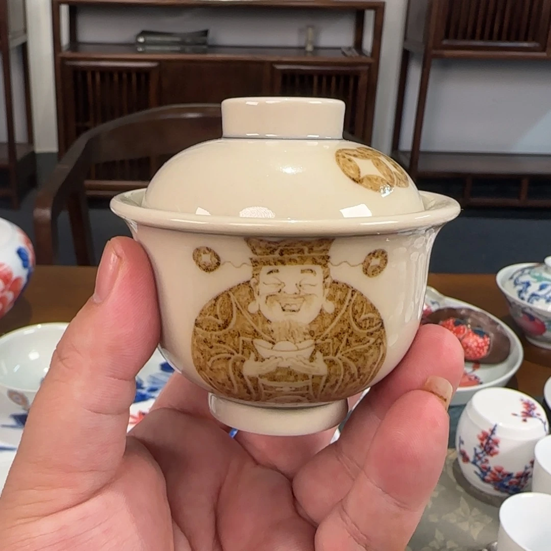 陶瓷杯子景德镇陶瓷艺术手绘