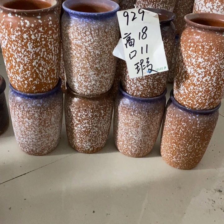 粗陶红陶绿植花盆929