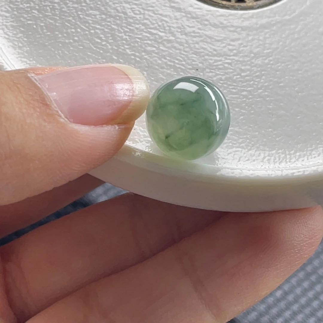 翡翠散珠缅甸翡翠a货卡10