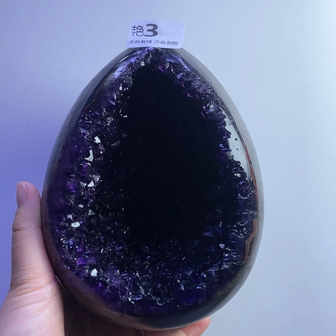 紫晶天然未镶嵌大**喜天然