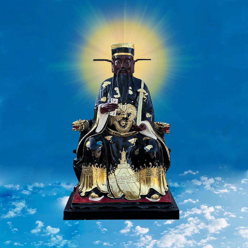 包拯神像包公家用树脂摆件包青天寺庙供奉佛像全套关羽彩绘家居