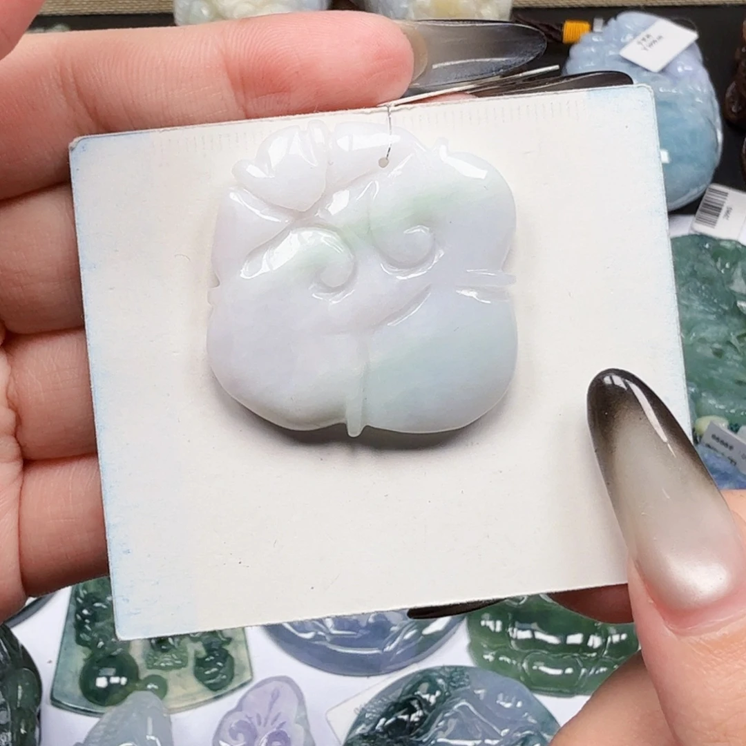 翡翠未镶嵌挂件翡翠