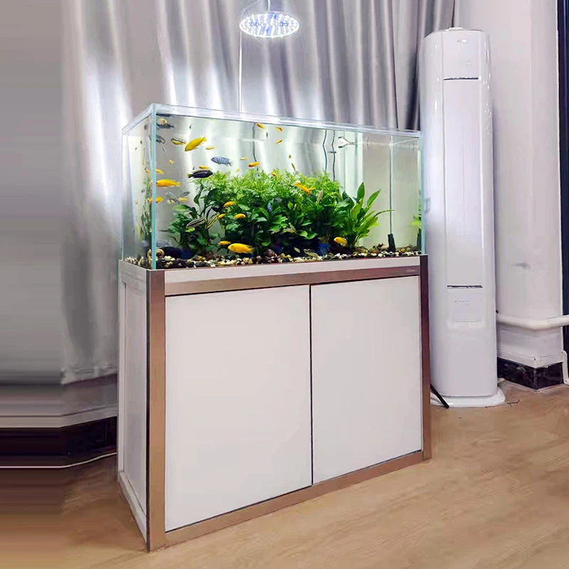 西龙水草缸超白玻璃植物生态造景缸兰寿鱼缸客厅小型底过滤水族箱