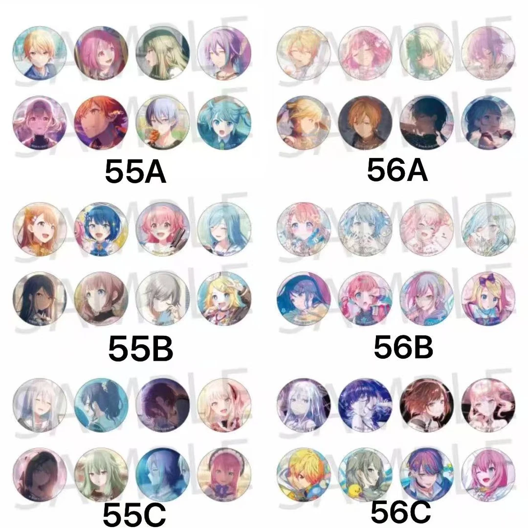 世界计划pjsk烤55 56ABC fes9 52新细闪吧唧徽章37(直播盲盒代拆)
