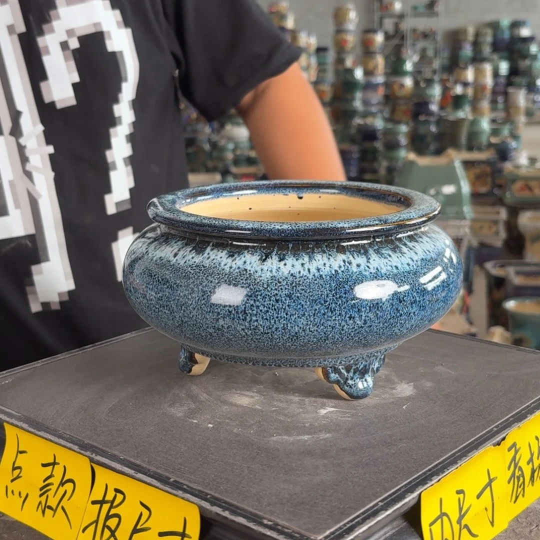。一风堂石湾花盆 内15*7