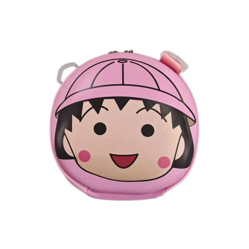 女孩卡通儿童小丸子斜跨包Y5045粉色