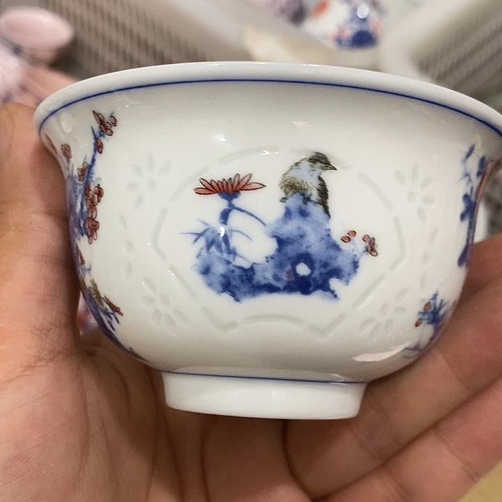 摆件景德镇陶瓷主人杯24667