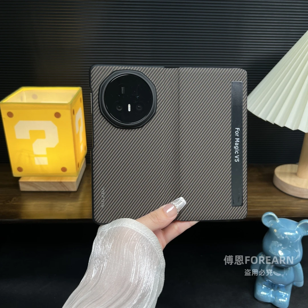 适用于荣耀MagicV5手机壳翻盖式magicv5折叠屏保护套网红磁吸皮套