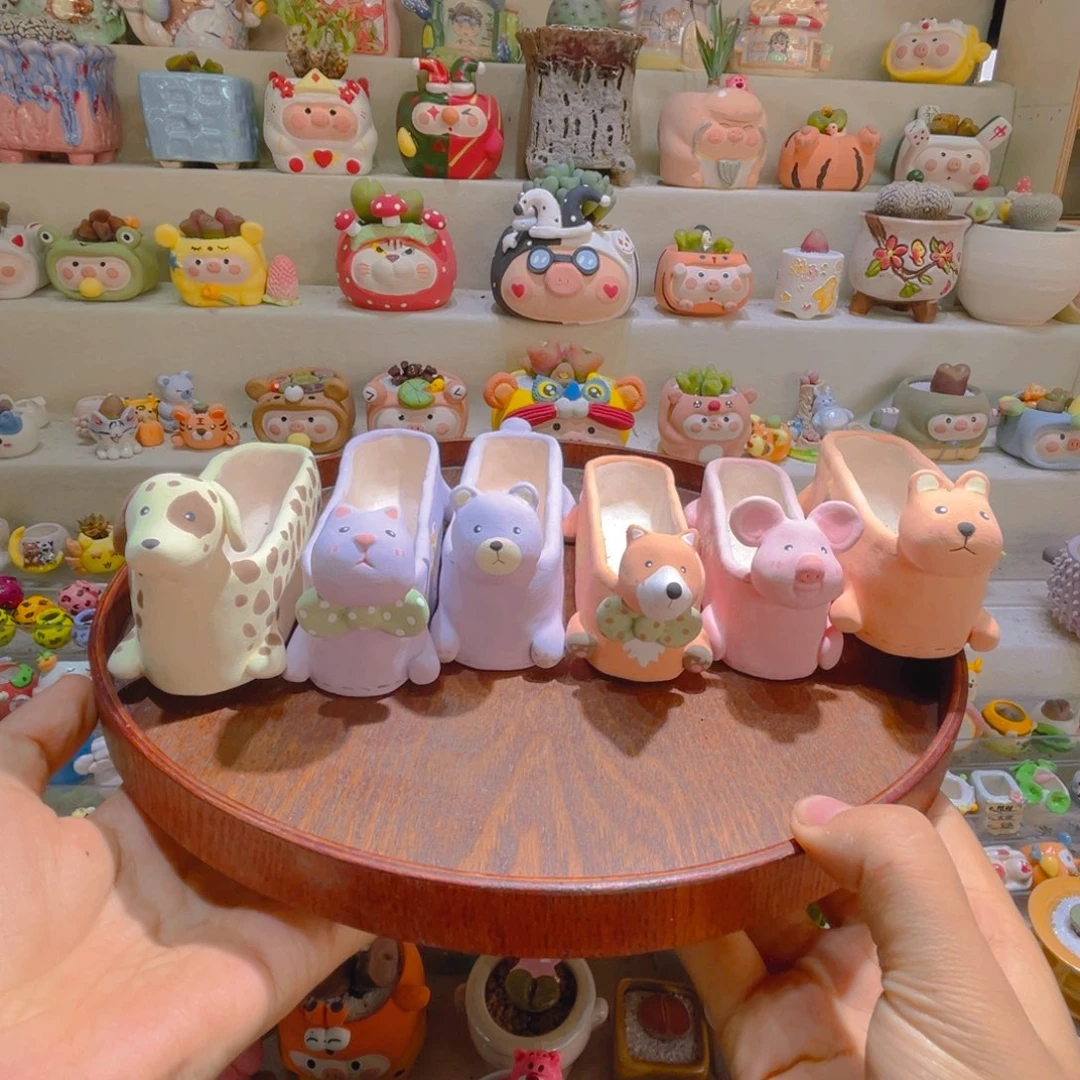 043纯手工制作重工盆盆78一只