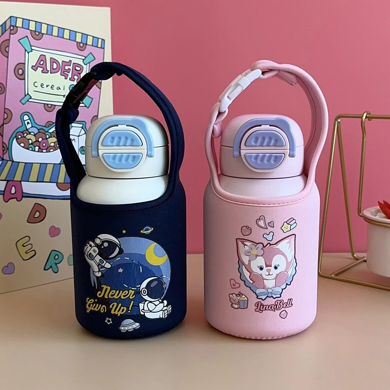儿童保温杯套幼儿园男女孩上学专用水杯套高颜值 570ml便携