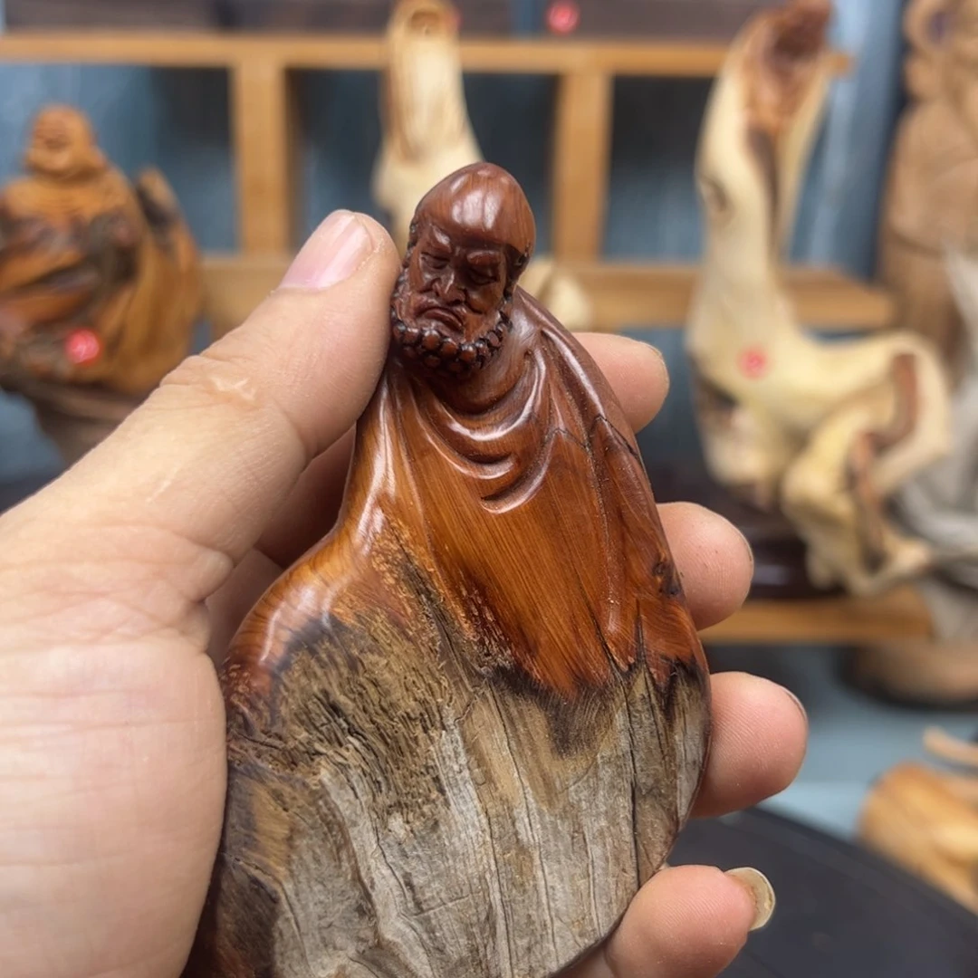 木T****恺崖柏木摆件手把件