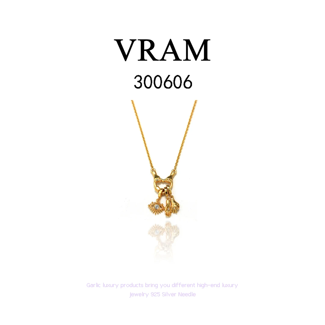 镀K金 VRAM项链~300606（46+5cm）