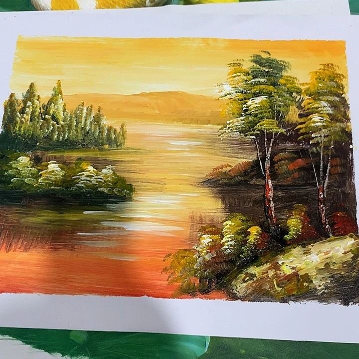 油画就像计算机考试30*40