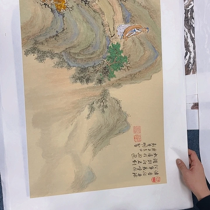 国画纯手绘字画宣纸