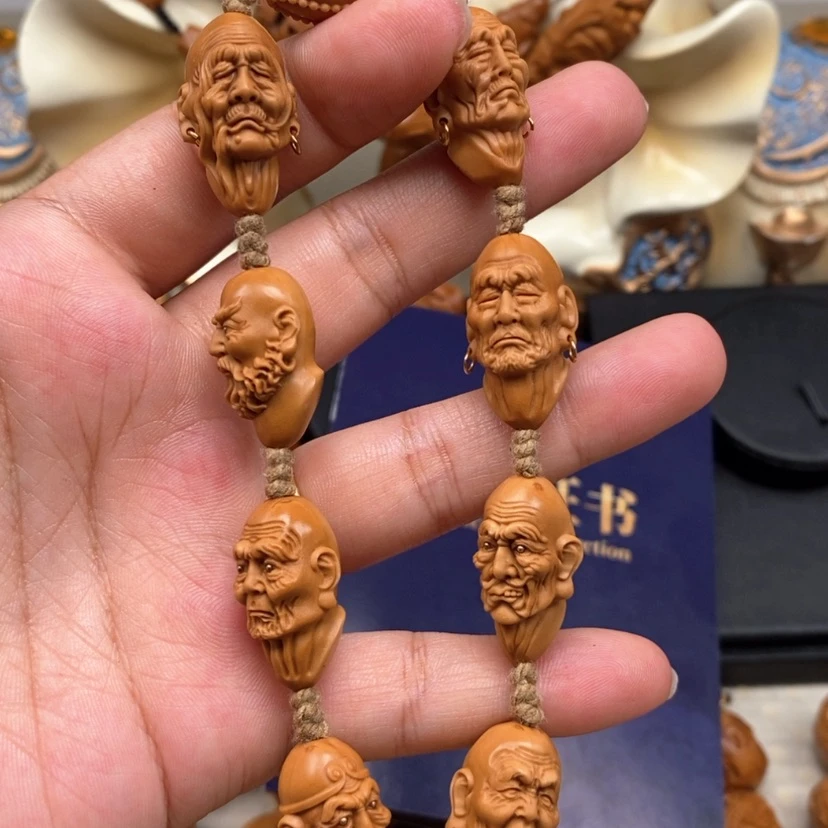 【闪购商品】橄榄核手串橄榄手工雕刻工艺