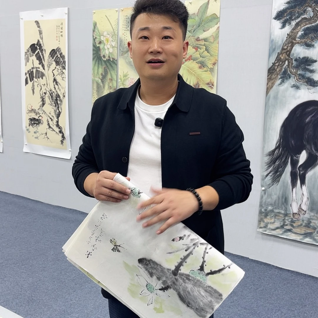 国画国画作品宣纸纯绘