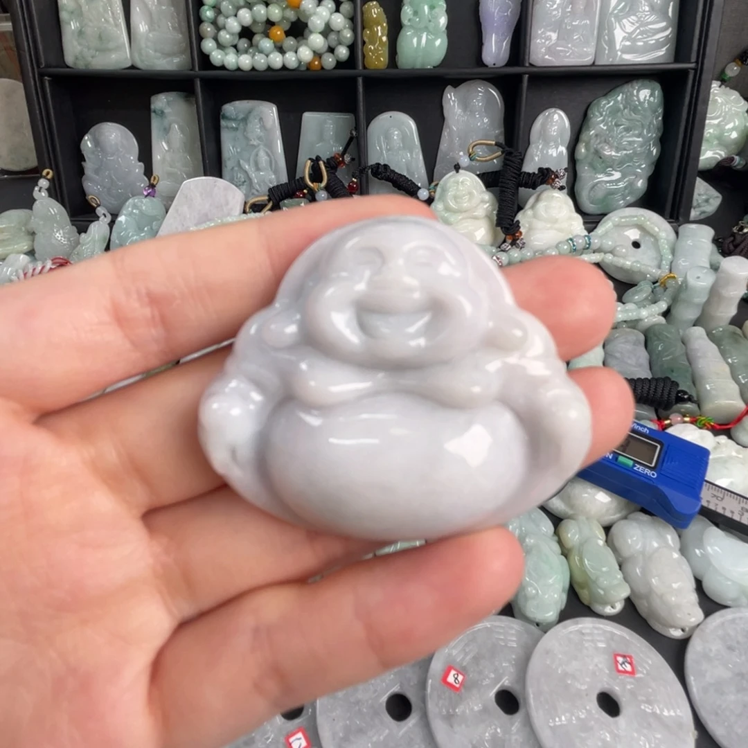 翡翠未镶嵌吊坠(不含链)微瑕