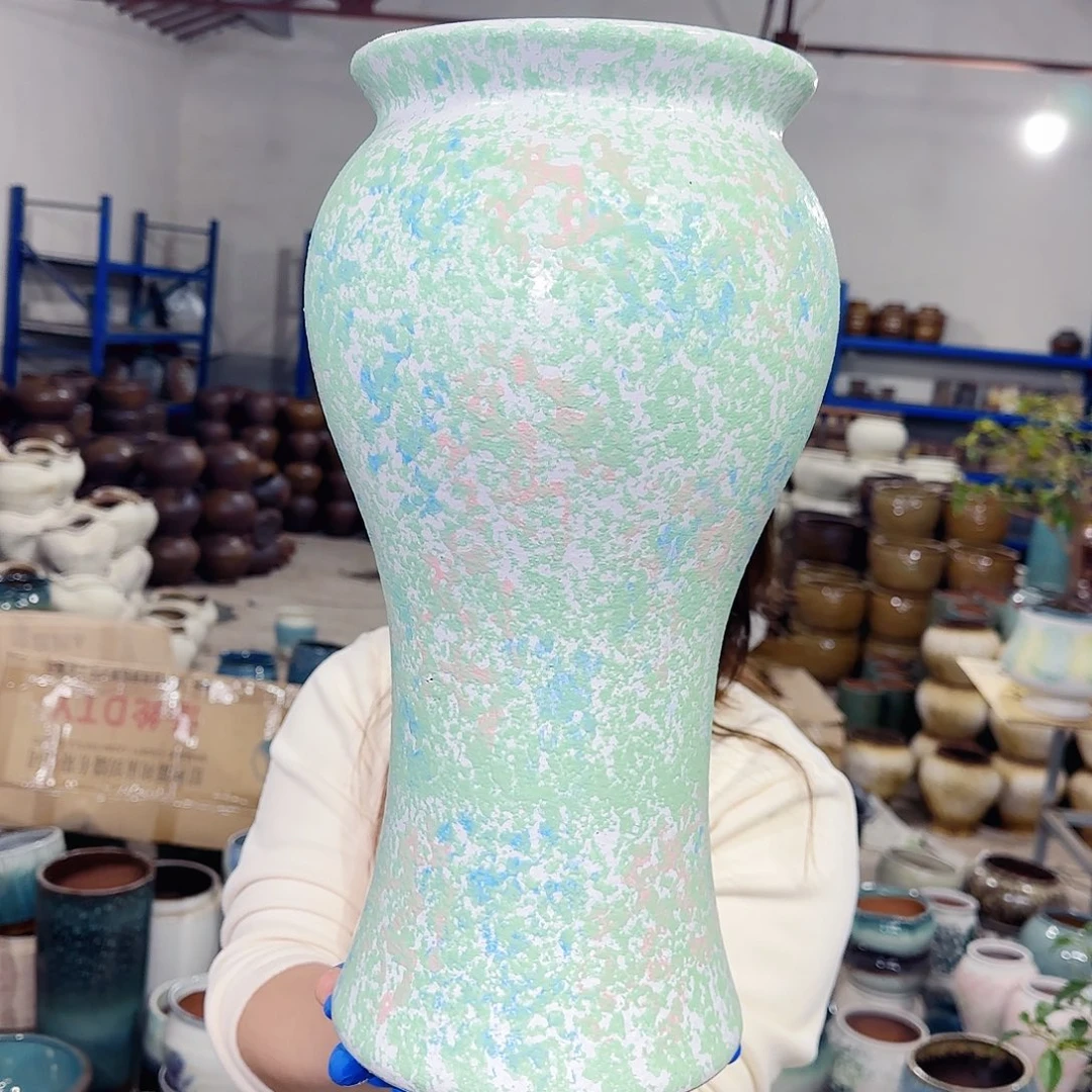 紫砂花盆高40口18