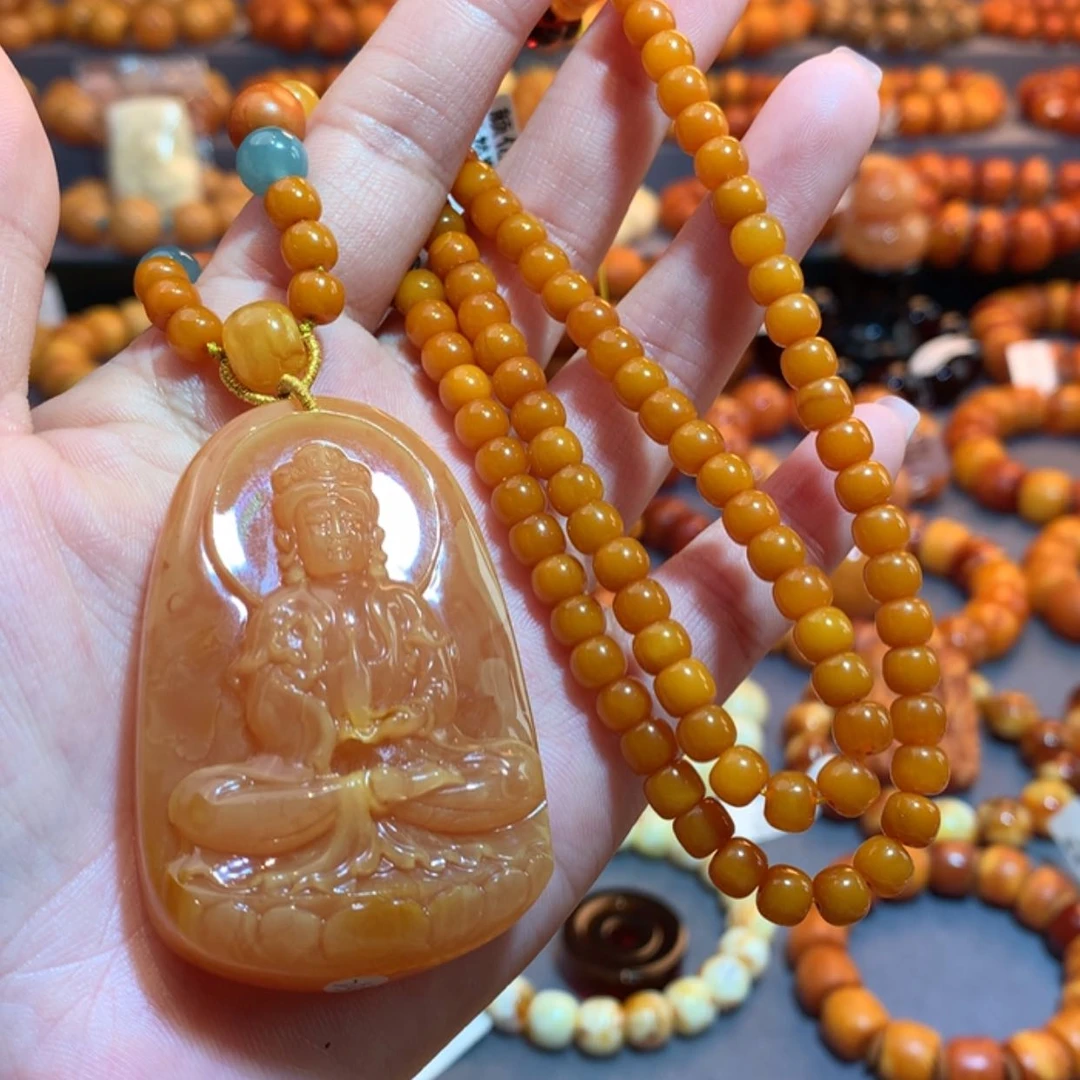 【闪购商品】未镶嵌吊坠(赠链)蜜蜡