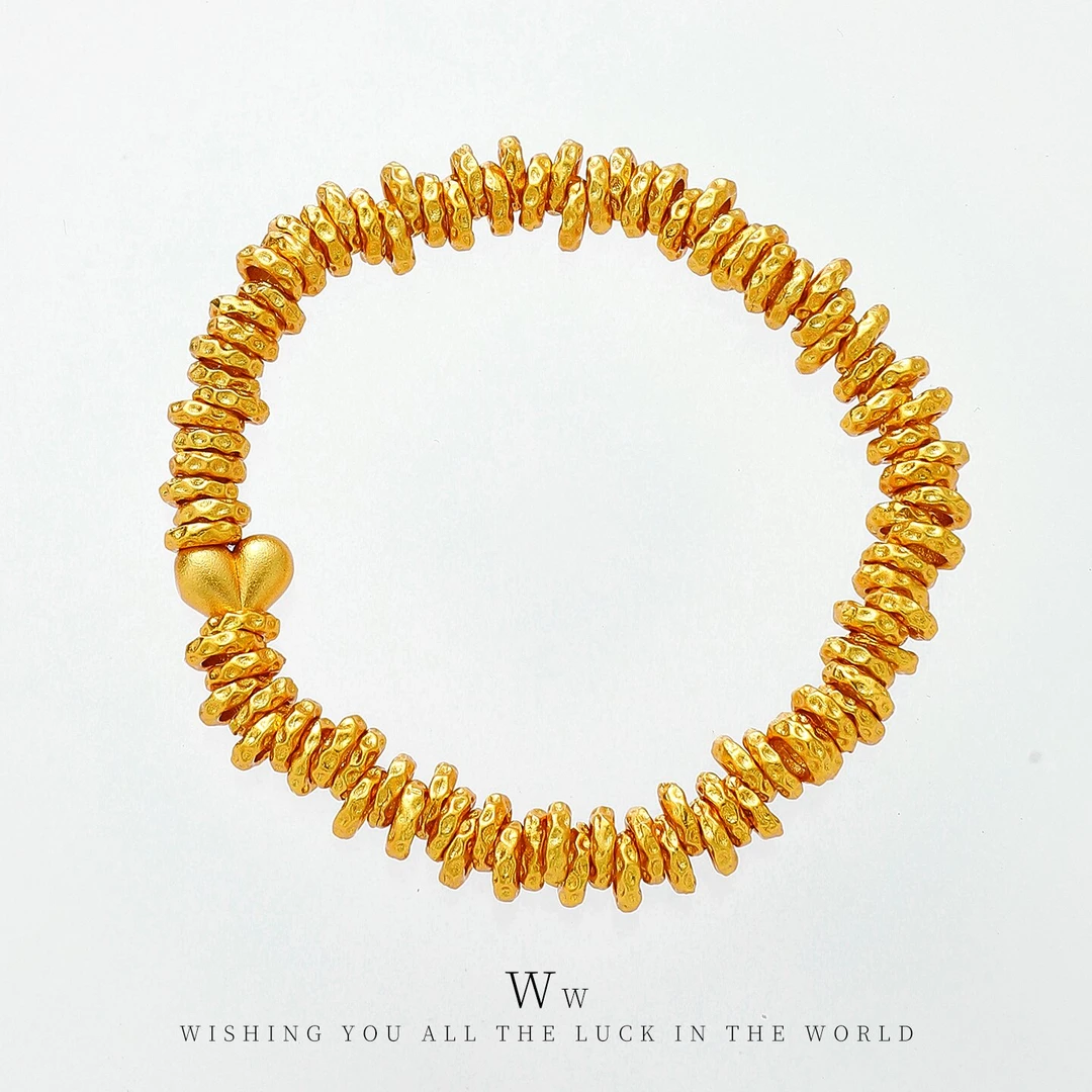 铜合金手链 可爱屁桃满贯盘缠手串