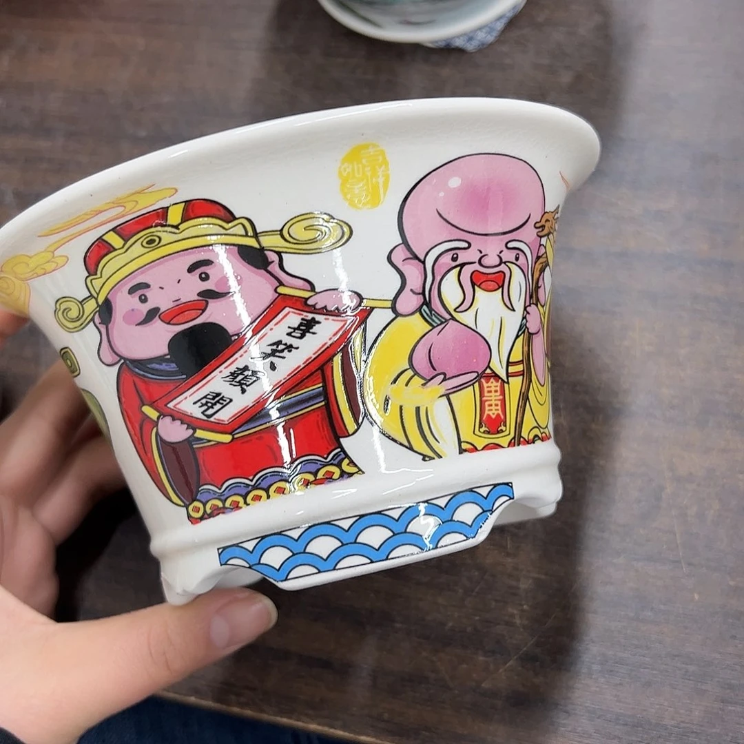 紫砂花盆416号微瑕15/8cm