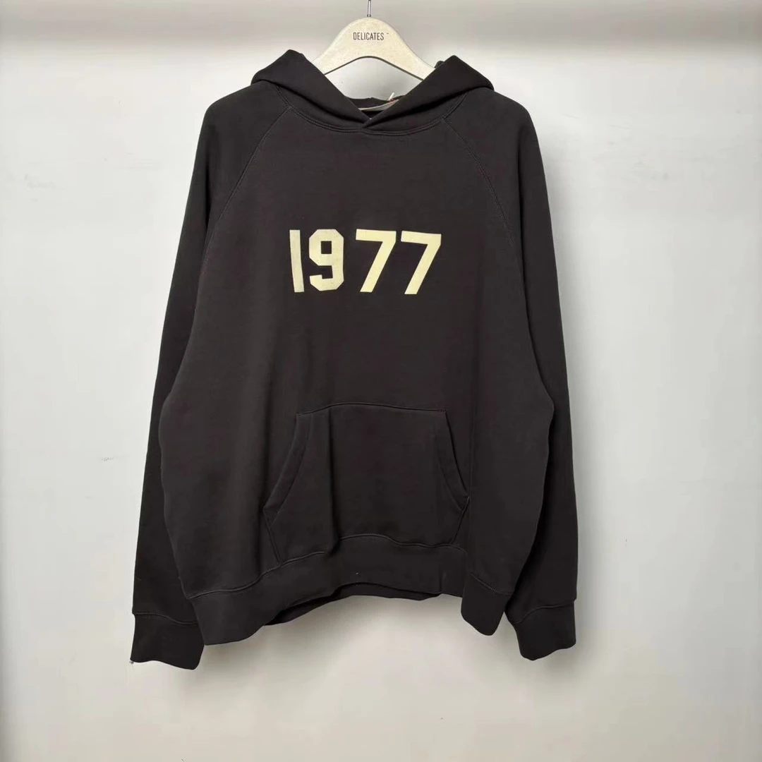 AG-5 【1977】美式高街潮牌男款压胶印花连帽长袖卫衣 13349