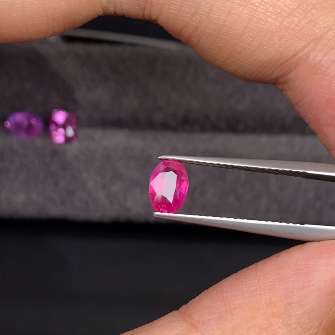 定制红宝石未镶嵌1.03ct 粉红宝石