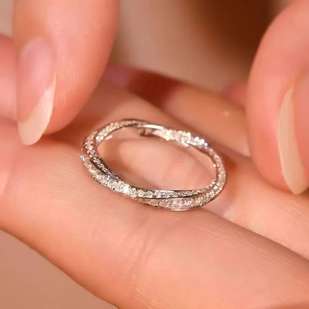《北北定制》莫比乌斯戒指  0.10ct