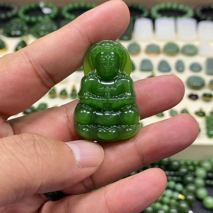 【闪购商品】颈饰未镶嵌和田玉（碧玉）小*姐
