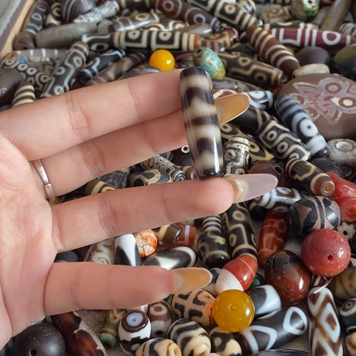 玛瑙/玉髓颈饰足银镀金镶嵌133