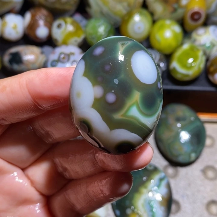 未镶嵌玛瑙/玉髓珠宝半成品50