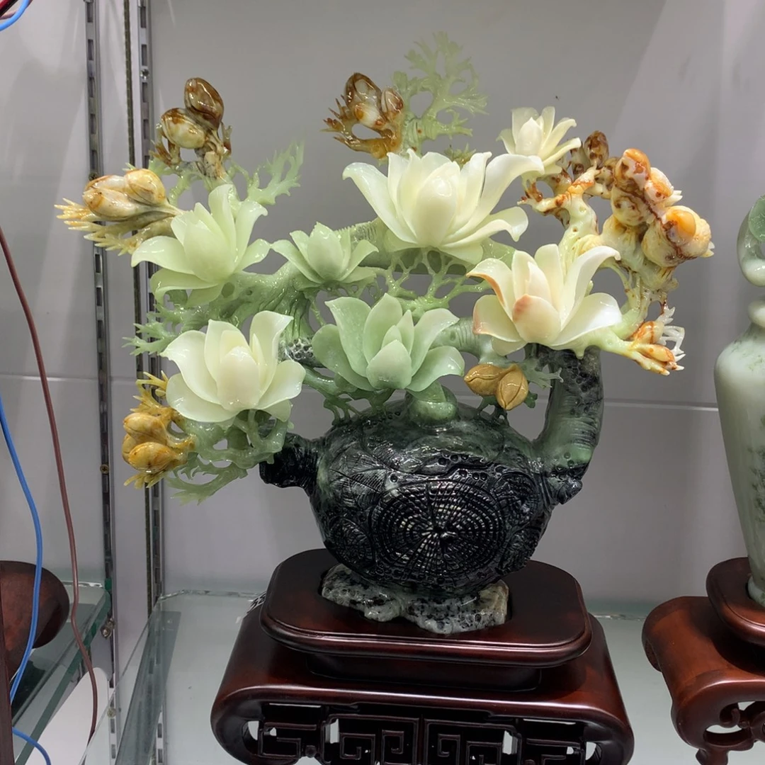 玉家居摆件手工雕刻