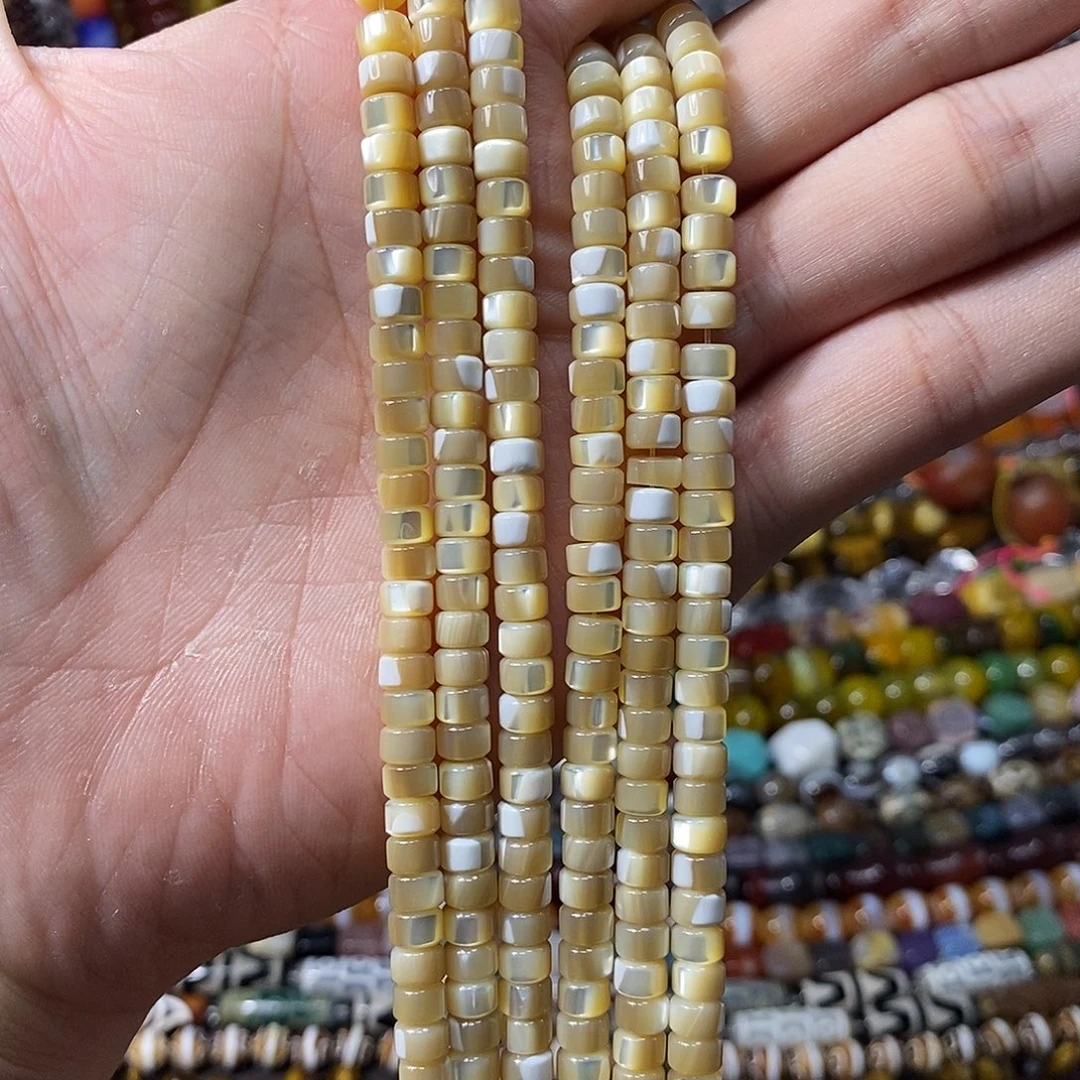 石英质玉未镶嵌，马蹄螺直切6mm，