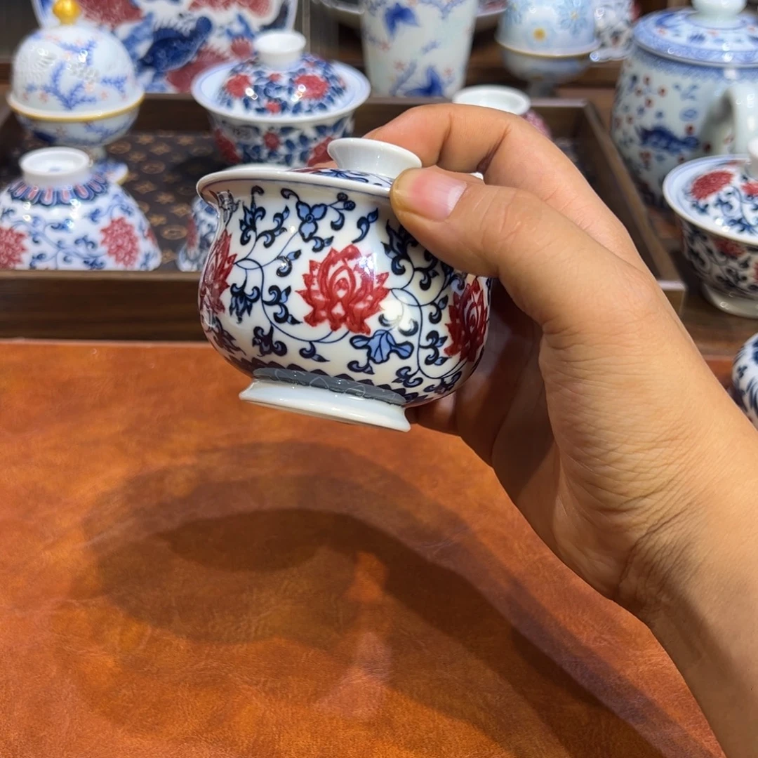 摆件陶瓷景德镇陶瓷茶器百宝箱