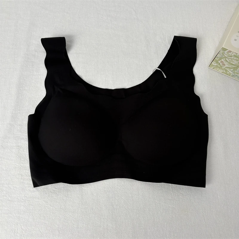 夏季女宽肩带内衣花瓣拥抱围舒适透气文胸9209