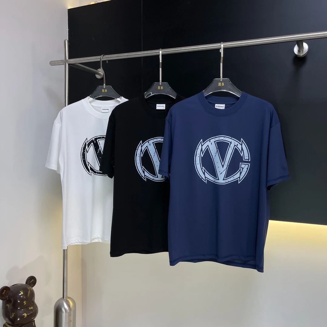 【痞帅大V】25春夏液氨棉简约时尚情侣短袖T恤男士休闲百搭印花