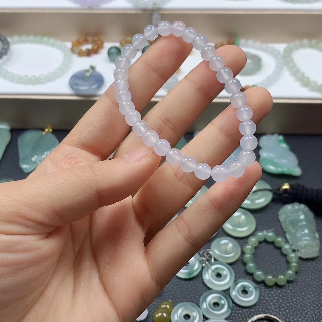 翡翠未镶嵌颈饰手串
