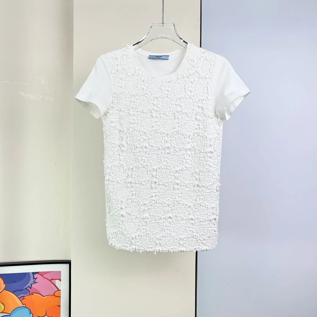 95新/ Prada/ 短袖T恤/S码/Xspa7595