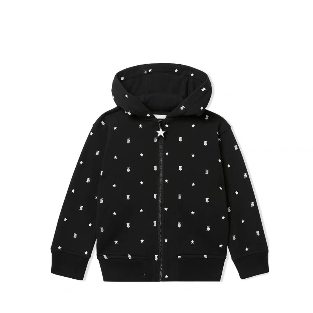 99新 BURBERRY/博柏利 星星卫衣外套/14Y/A02118