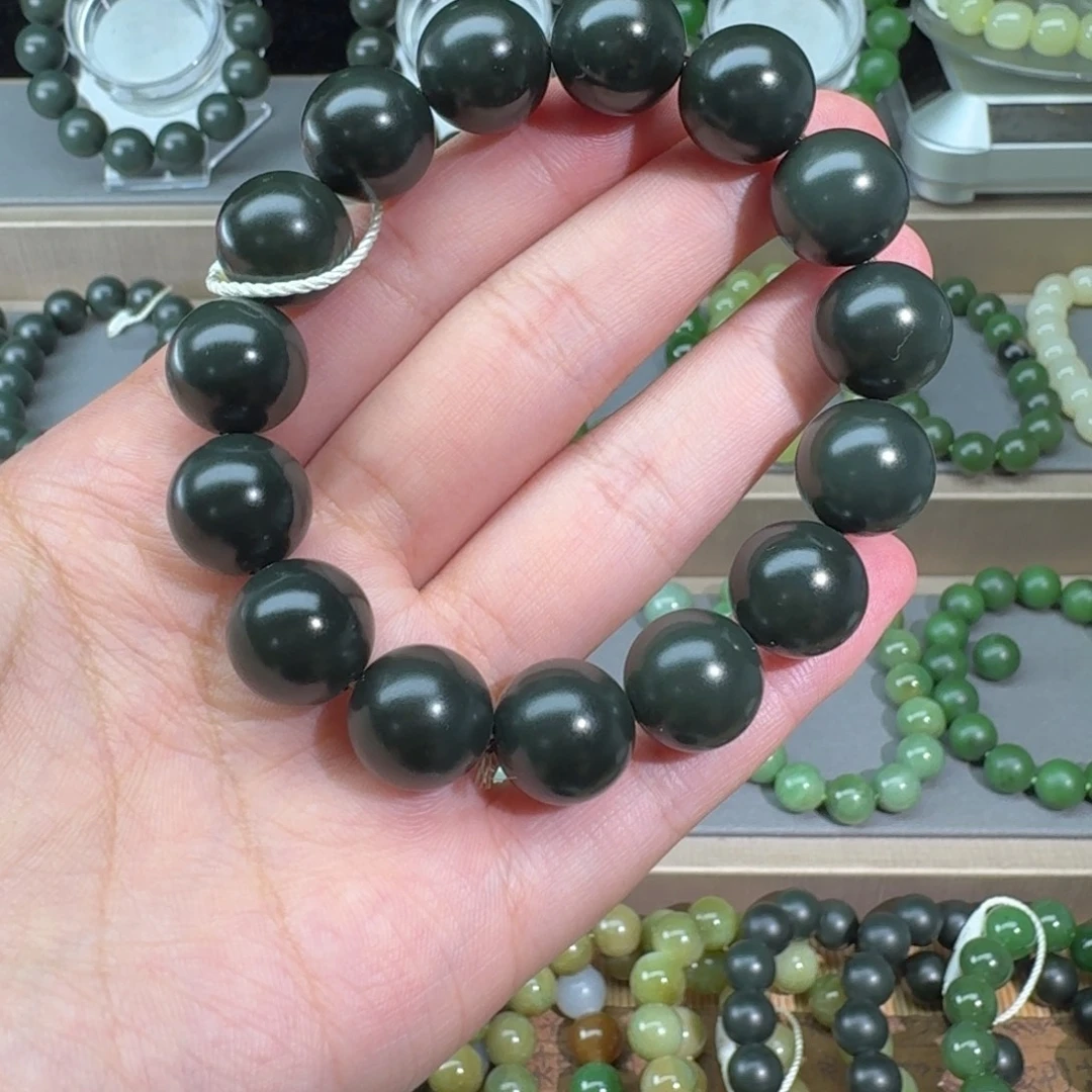 和田玉未镶嵌手链