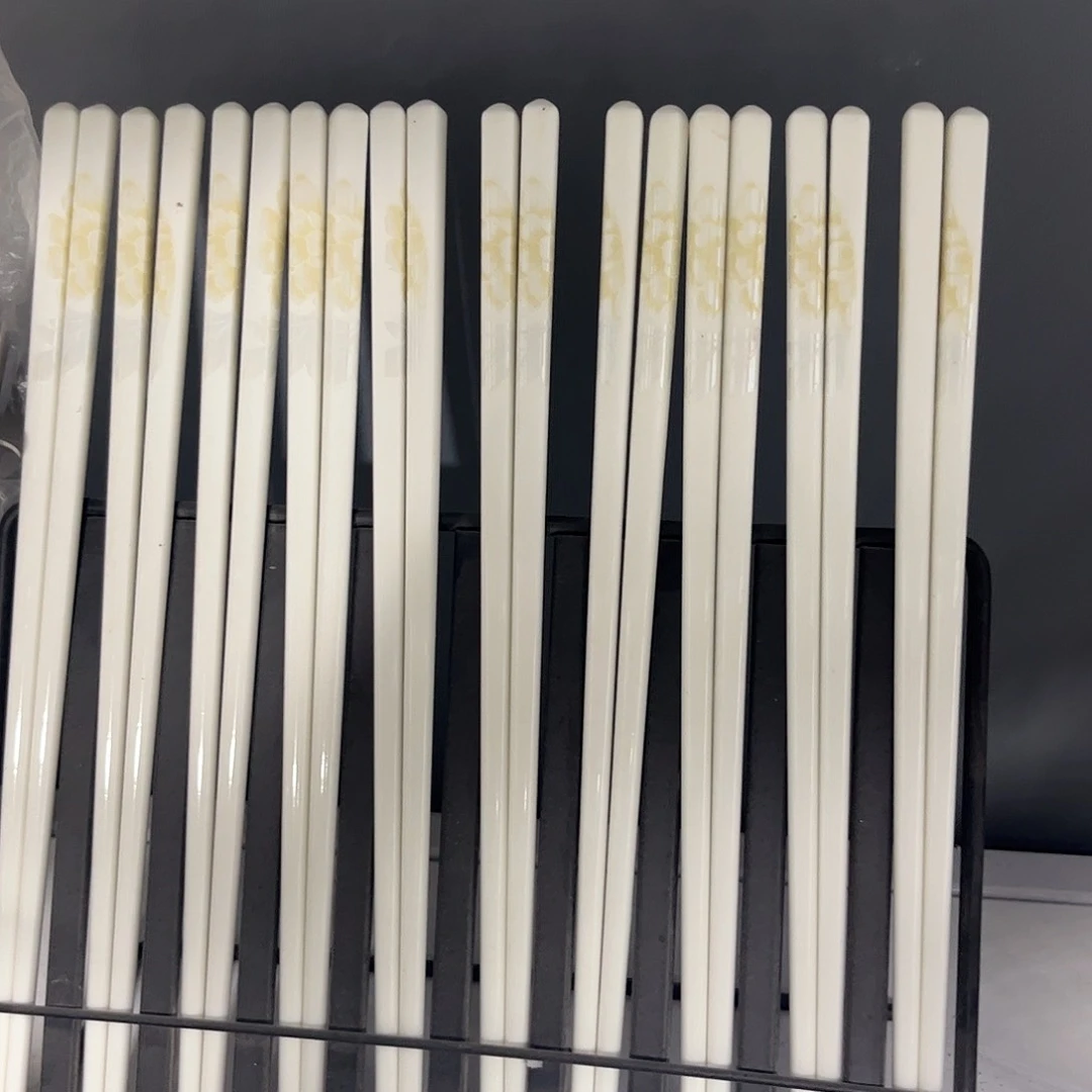 瓷片陶瓷筷子十双哇塞