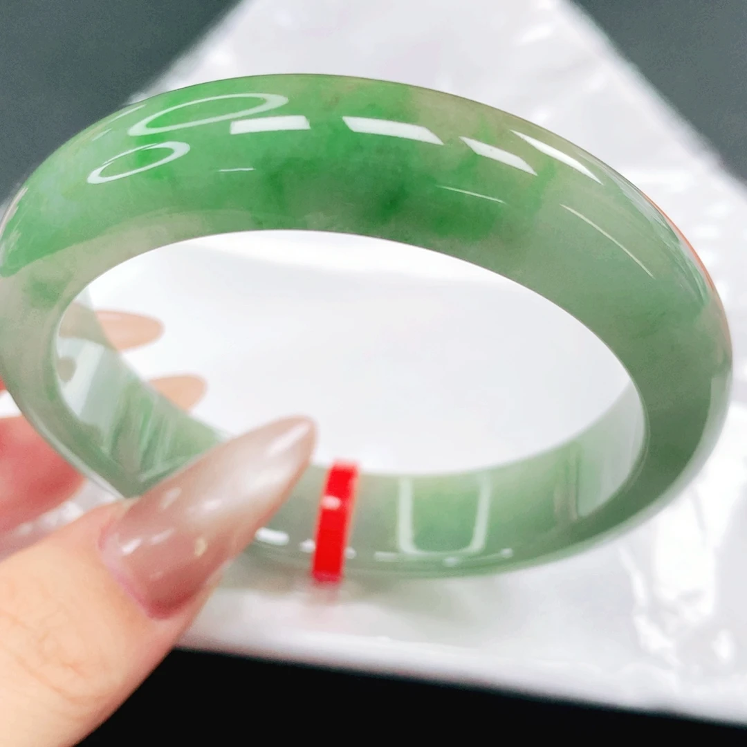 翡翠未镶嵌手镯55