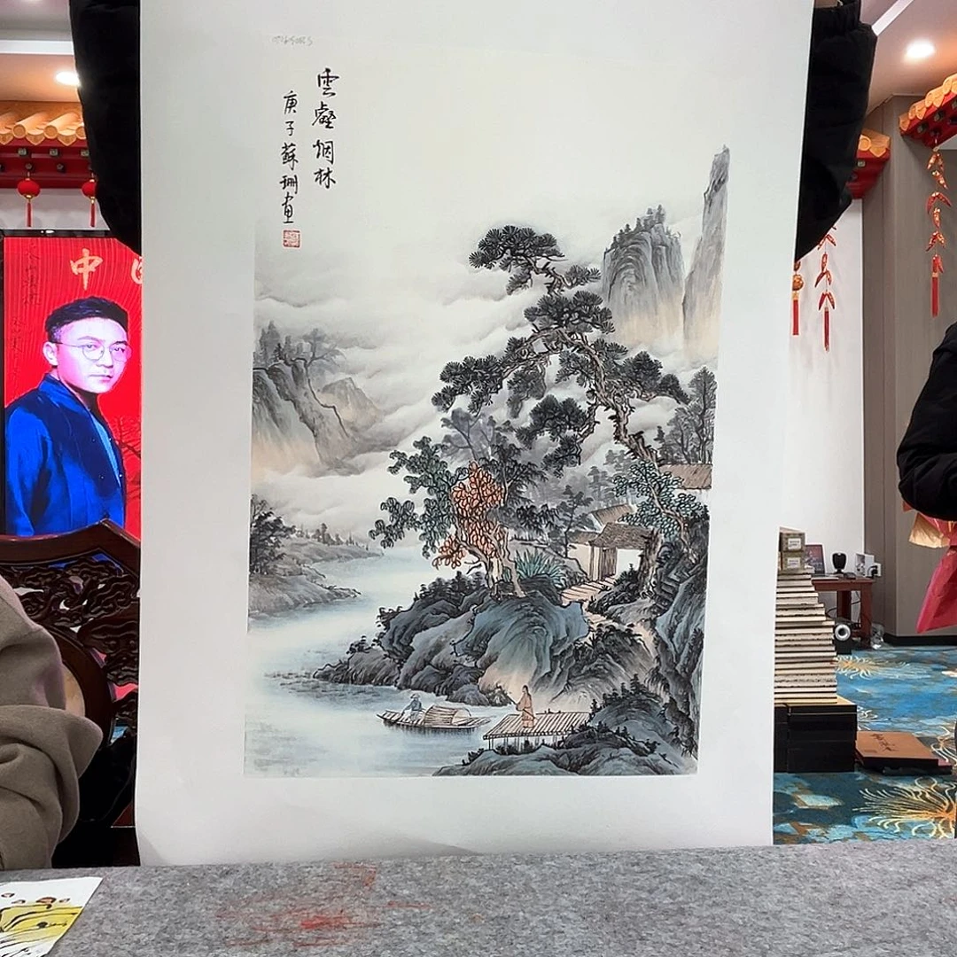 国画画家苏珊老师精品原作