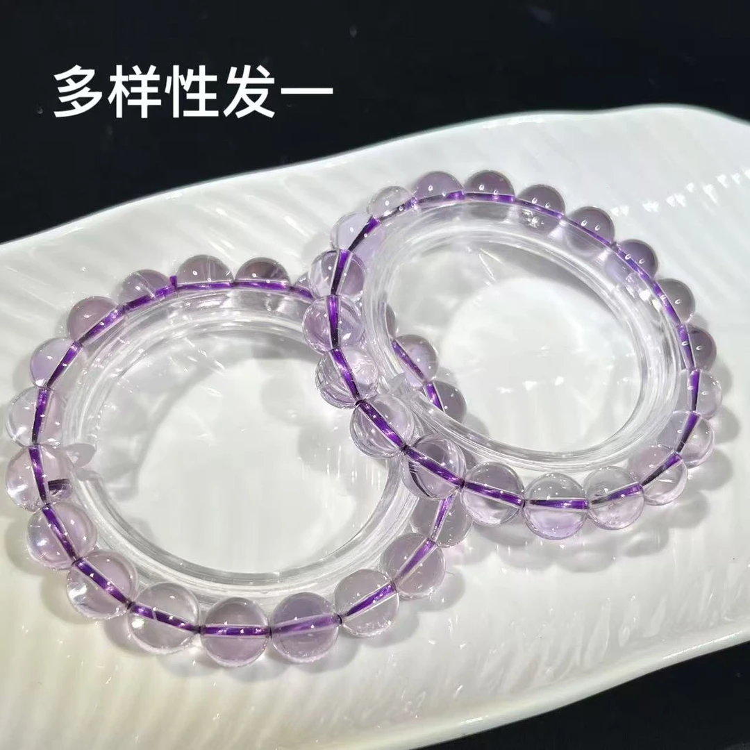 净体玻利维亚紫水晶手链手串多样性发一7-9mm-Z172