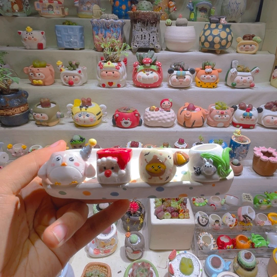 039纯手工制作重工盆盆25一只