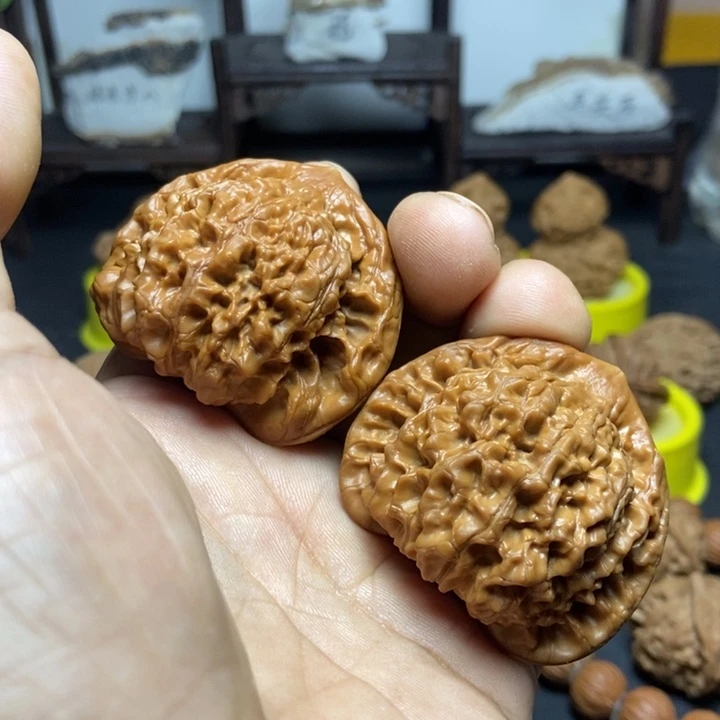 把件文玩核桃大官帽3