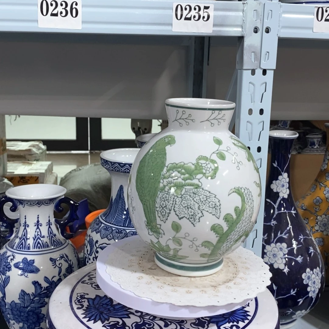 瓶大肚后摆件花瓶